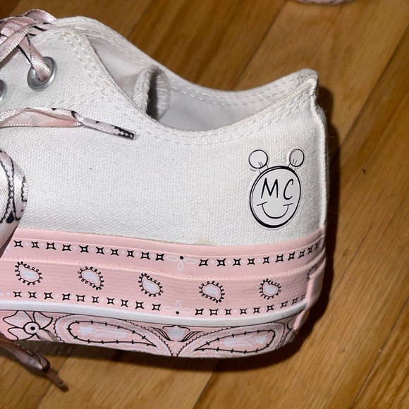 MILEY CYRUS x CONVERSE chuck taylor all star lift low top platform sneakers - Picture 2 of 6